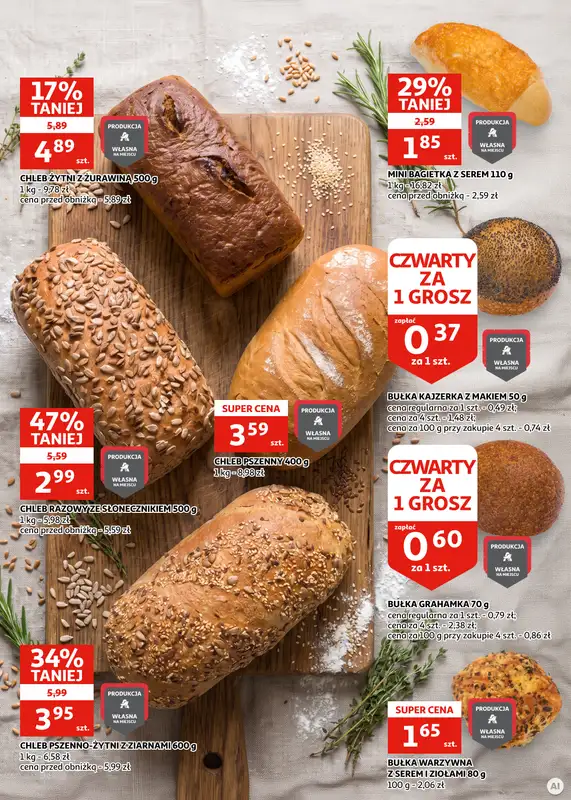 Auchan - gazetka promocyjna Gazetka Zielona Góra I Nasza produkcja, Twój ulubiony smak od środy 07.10 do wtorku 20.10 - strona 10
