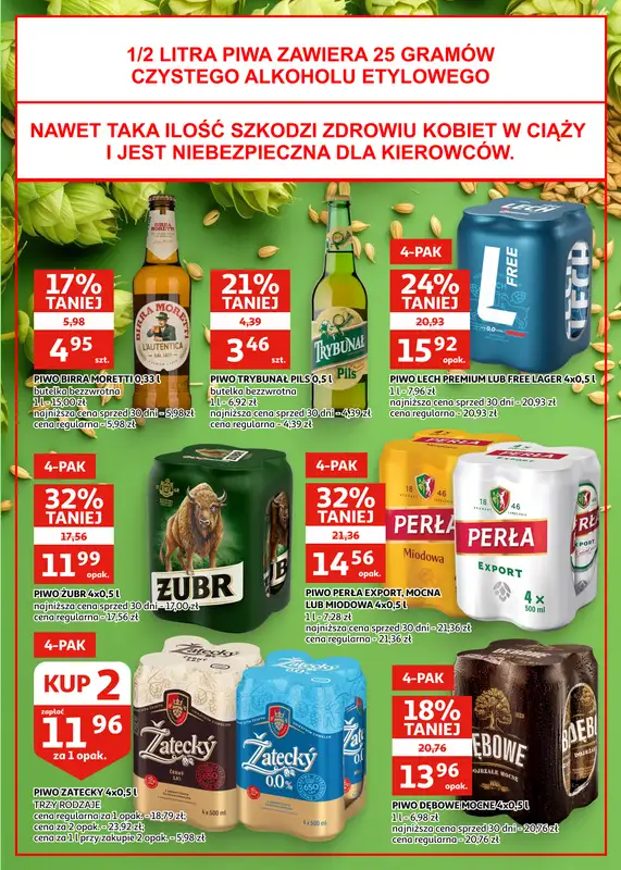 Auchan - gazetka promocyjna Gazetka Zielona Góra I Nasza produkcja, Twój ulubiony smak od środy 07.10 do wtorku 20.10 - strona 20