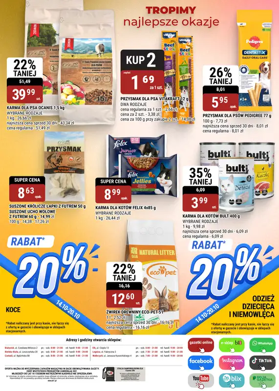 bi1 - gazetka promocyjna Gazetka Białystok I Nasza produkcja, Twój ulubiony smak od środy 07.10 do wtorku 20.10 - strona 19