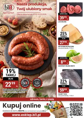 bi1 - gazetka promocyjna Gazetka Bielsko-Biała I Nasza produkcja, Twój ulubiony smak od środy 07.10 do wtorku 20.10