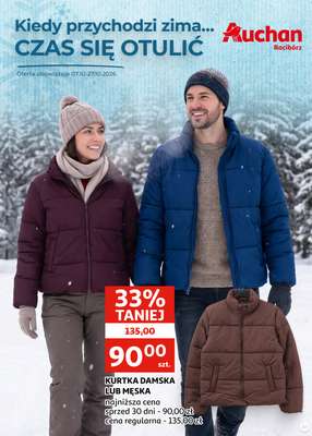 Auchan - gazetka promocyjna Gazetka Racibórz I Kiedy przychodzi zima ... Czas się otulić od środy 07.10 do wtorku 27.10