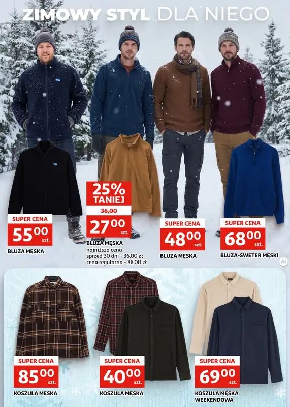 Auchan - gazetka promocyjna Gazetka Racibórz I Kiedy przychodzi zima ... Czas się otulić od środy 07.10 do wtorku 27.10 - strona 6