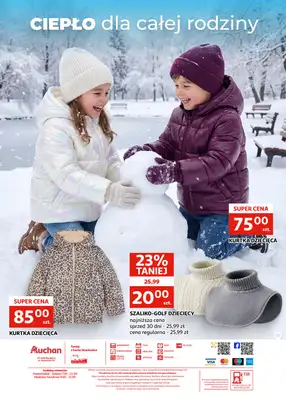 Auchan - gazetka promocyjna Gazetka Racibórz I Kiedy przychodzi zima ... Czas się otulić od środy 07.10 do wtorku 27.10 - strona 9