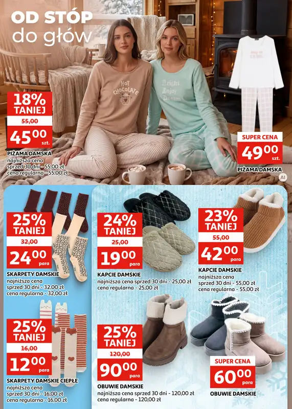 Auchan - gazetka promocyjna Gazetka Racibórz I Kiedy przychodzi zima ... Czas się otulić od środy 07.10 do wtorku 27.10 - strona 4