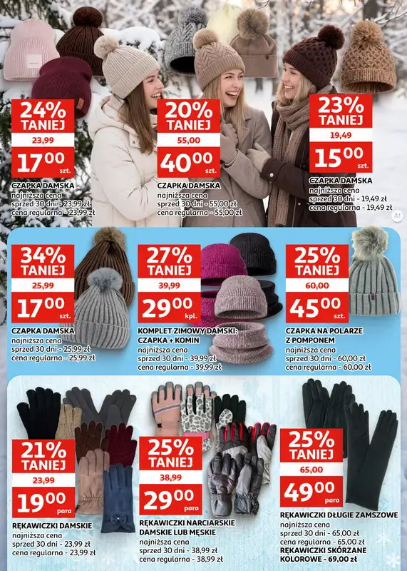 Auchan - gazetka promocyjna Gazetka Racibórz I Kiedy przychodzi zima ... Czas się otulić od środy 07.10 do wtorku 27.10 - strona 5