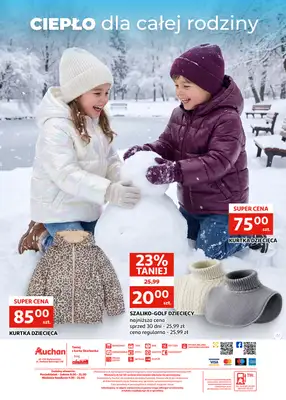 Auchan - gazetka promocyjna Gazetka Zielona Góra I Kiedy przychodzi zima ... Czas się otulić od środy 07.10 do wtorku 27.10 - strona 9