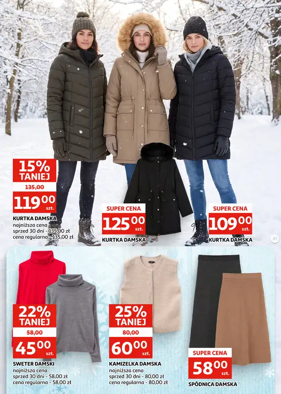 Auchan - gazetka promocyjna Gazetka Zielona Góra I Kiedy przychodzi zima ... Czas się otulić od środy 07.10 do wtorku 27.10 - strona 3
