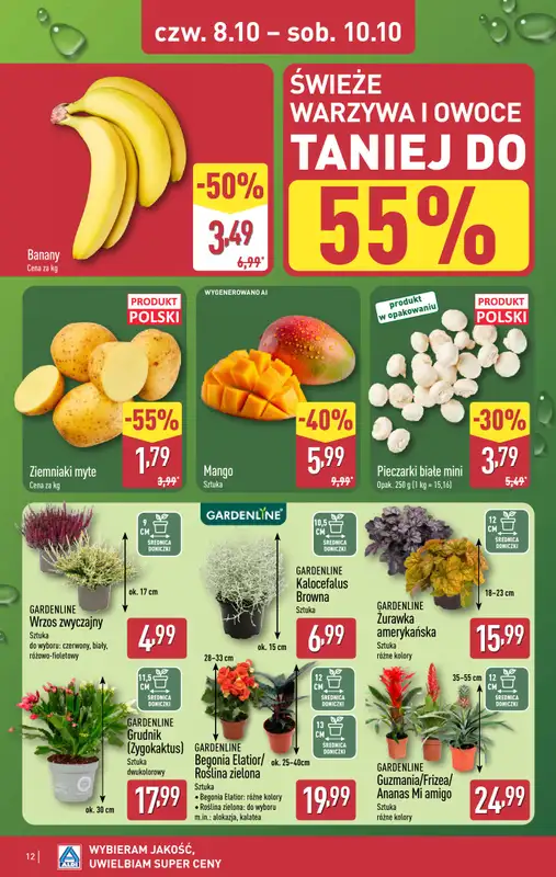 Aldi - gazetka promocyjna Weekend super cen w Aldi! od czwartku 08.10 do soboty 10.10 - strona 12