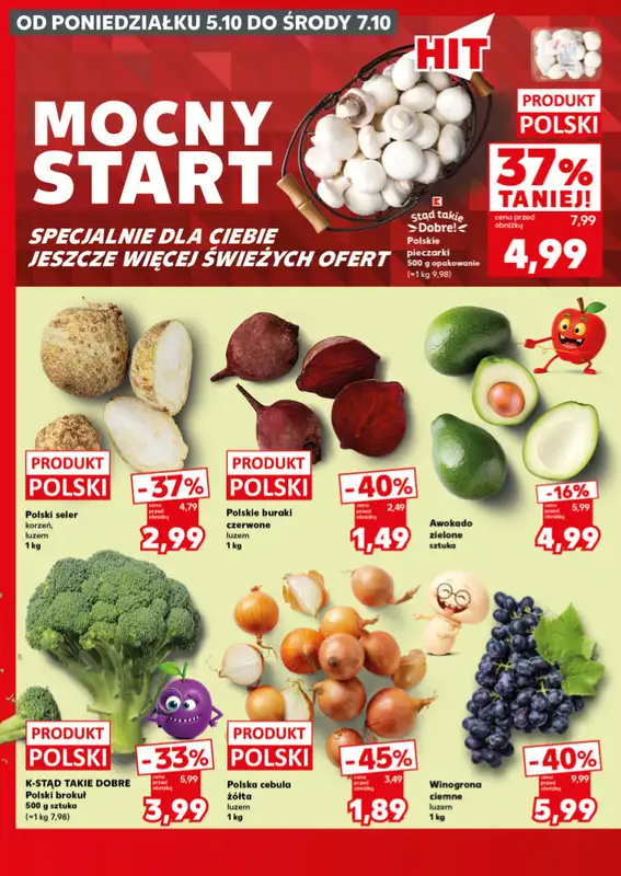 Kaufland - gazetka promocyjna Mocny Start od poniedziałku 05.10 do środy 07.10 - strona 2