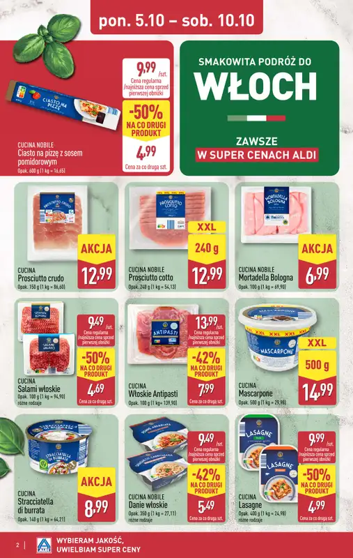 Aldi - gazetka promocyjna Podróż do Włochy w super cenach Aldi!   - strona 2