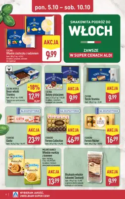 Aldi - gazetka promocyjna Podróż do Włochy w super cenach Aldi! od poniedziałku 05.10 do soboty 10.10 - strona 6