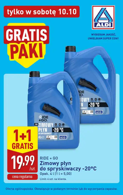 Aldi - gazetka promocyjna Najlepsze oferty na sobotę w Aldi! od soboty 10.10 do soboty 10.10 - strona 4