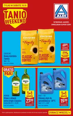 Aldi - gazetka promocyjna Najlepsze oferty na sobotę w Aldi! od soboty 10.10 do soboty 10.10