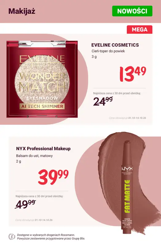 Rossmann - gazetka promocyjna Nowości na promocji! od soboty 03.10 do środy 07.10 - strona 3
