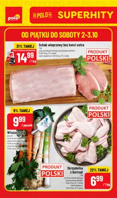 POLOmarket - gazetka promocyjna Super hity na weekend od piątku 02.10 do soboty 03.10