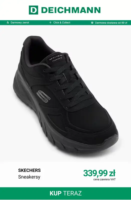 Deichmann - gazetka promocyjna -20% na nieprzecenione sneakersy od soboty 03.10 do niedzieli 04.10 - strona 5