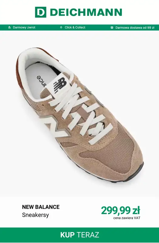 Deichmann - gazetka promocyjna -20% na nieprzecenione sneakersy od soboty 03.10 do niedzieli 04.10 - strona 6