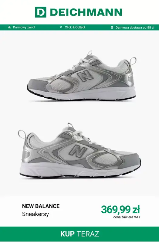 Deichmann - gazetka promocyjna -20% na nieprzecenione sneakersy od soboty 03.10 do niedzieli 04.10 - strona 2