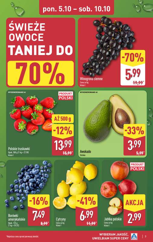 Aldi - gazetka promocyjna Pełny katalog! od poniedziałku 05.10 do soboty 10.10 - strona 3