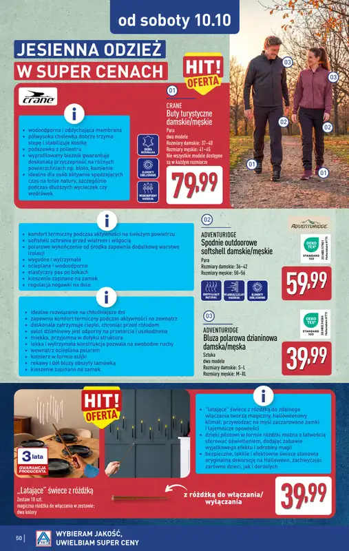 Aldi - gazetka promocyjna Pełny katalog! od poniedziałku 05.10 do soboty 10.10 - strona 50