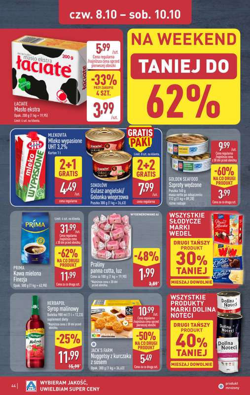 Aldi - gazetka promocyjna Pełny katalog! od poniedziałku 05.10 do soboty 10.10 - strona 44