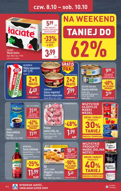 Aldi - gazetka promocyjna Pełny katalog! od poniedziałku 05.10 do soboty 10.10 - strona 44