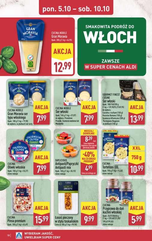 Aldi - gazetka promocyjna Pełny katalog! od poniedziałku 05.10 do soboty 10.10 - strona 18