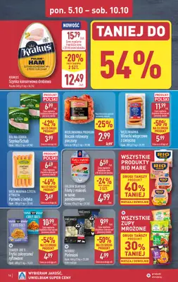 Aldi - gazetka promocyjna Pełny katalog! od poniedziałku 05.10 do soboty 10.10 - strona 14