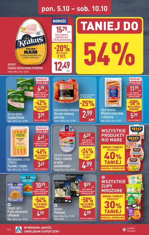 Aldi - gazetka promocyjna Pełny katalog! od poniedziałku 05.10 do soboty 10.10 - strona 14