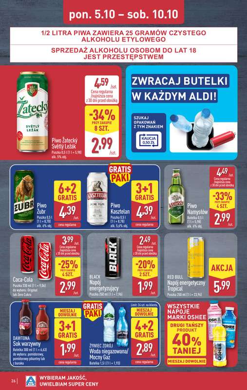 Aldi - gazetka promocyjna Pełny katalog! od poniedziałku 05.10 do soboty 10.10 - strona 26