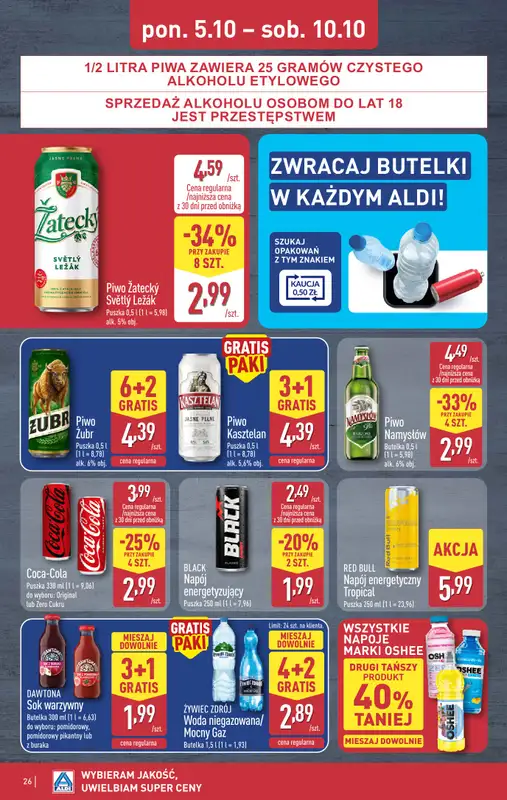 Aldi - gazetka promocyjna Pełny katalog! od poniedziałku 05.10 do soboty 10.10 - strona 26