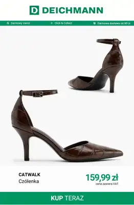 Deichmann - gazetka promocyjna Brązowe czółenka od niedzieli 04.10  - strona 7