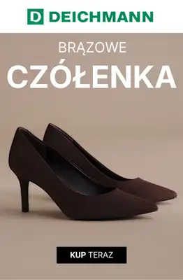 Deichmann - gazetka promocyjna Brązowe czółenka od niedzieli 04.10 