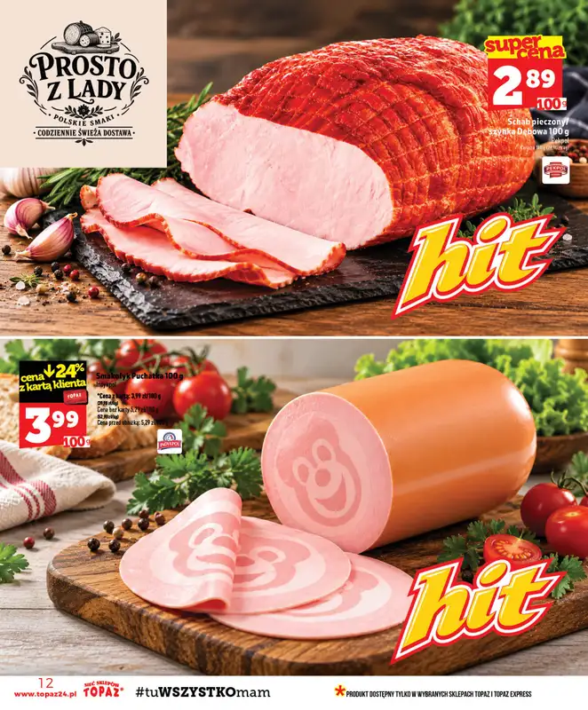 TOPAZ - gazetka promocyjna Gazetka od czwartku 08.10 do środy 14.10 - strona 12