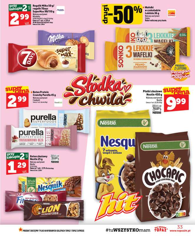 TOPAZ - gazetka promocyjna Gazetka od czwartku 08.10 do środy 14.10 - strona 33
