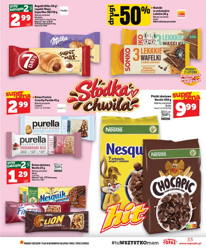 TOPAZ - gazetka promocyjna Gazetka od czwartku 08.10 do środy 14.10 - strona 33