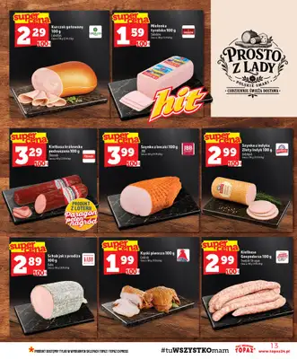 TOPAZ - gazetka promocyjna Gazetka od czwartku 08.10 do środy 14.10 - strona 13