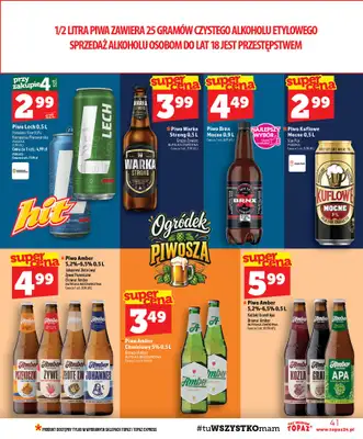 TOPAZ - gazetka promocyjna Gazetka od czwartku 08.10 do środy 14.10 - strona 41