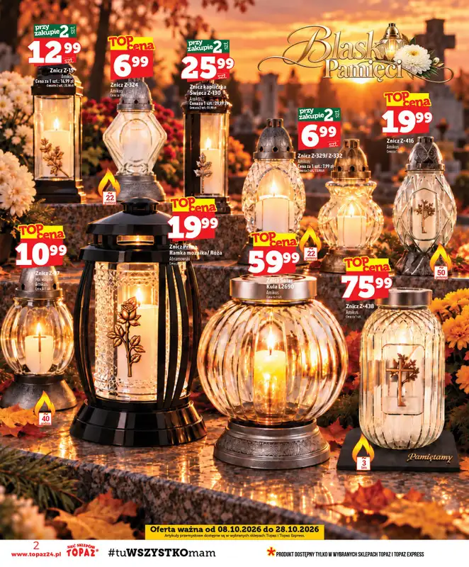 TOPAZ - gazetka promocyjna Gazetka od czwartku 08.10 do środy 14.10 - strona 2