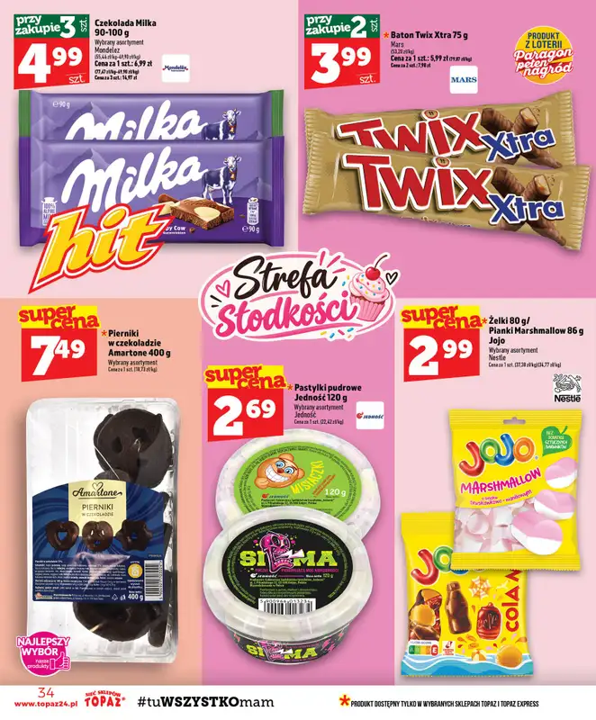 TOPAZ - gazetka promocyjna Gazetka od czwartku 08.10 do środy 14.10 - strona 34