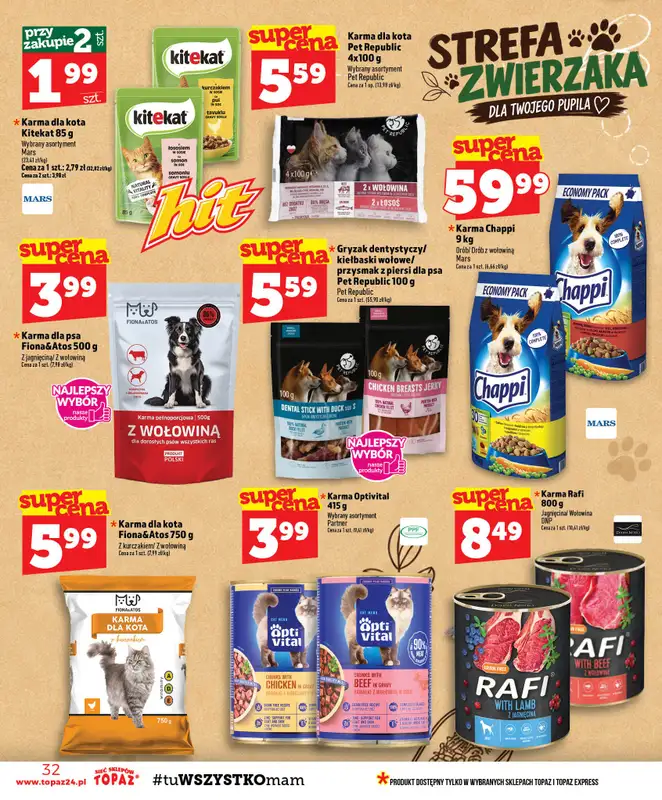 TOPAZ - gazetka promocyjna Gazetka od czwartku 08.10 do środy 14.10 - strona 32