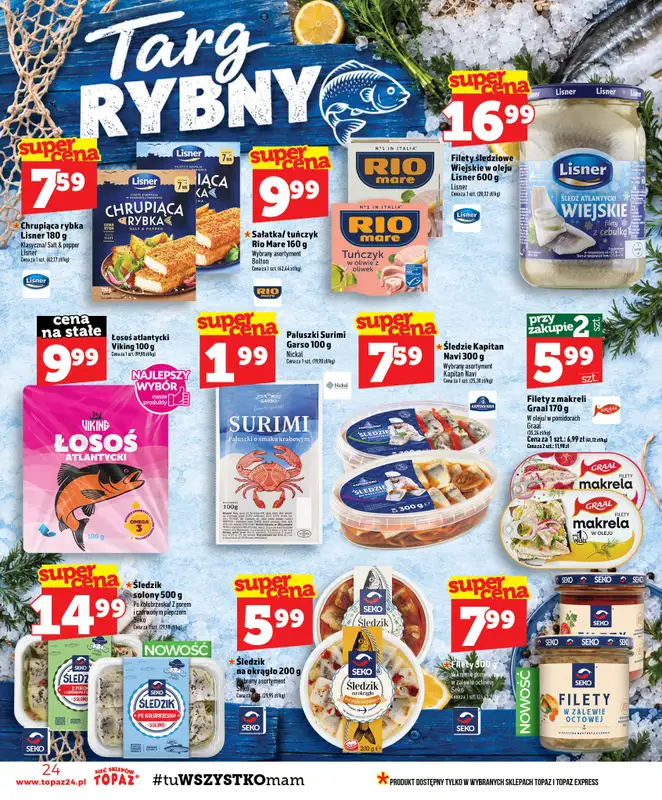TOPAZ - gazetka promocyjna Gazetka od czwartku 08.10 do środy 14.10 - strona 24