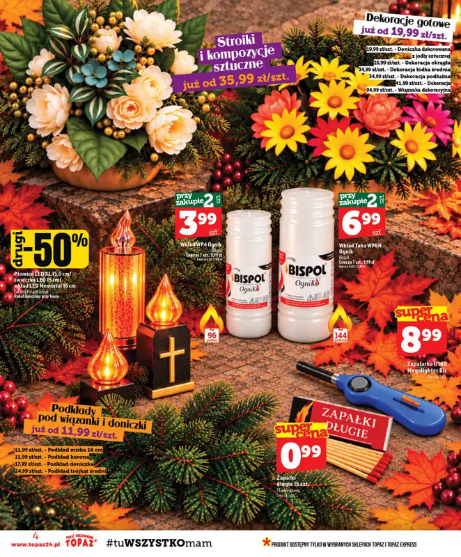 TOPAZ - gazetka promocyjna Gazetka od czwartku 08.10 do środy 14.10 - strona 4