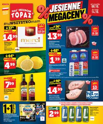 TOPAZ - gazetka promocyjna Gazetka od czwartku 08.10 do środy 14.10