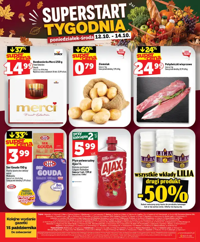 TOPAZ - gazetka promocyjna Gazetka od czwartku 08.10 do środy 14.10 - strona 50