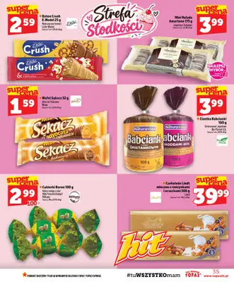 TOPAZ - gazetka promocyjna Gazetka od czwartku 08.10 do środy 14.10 - strona 35