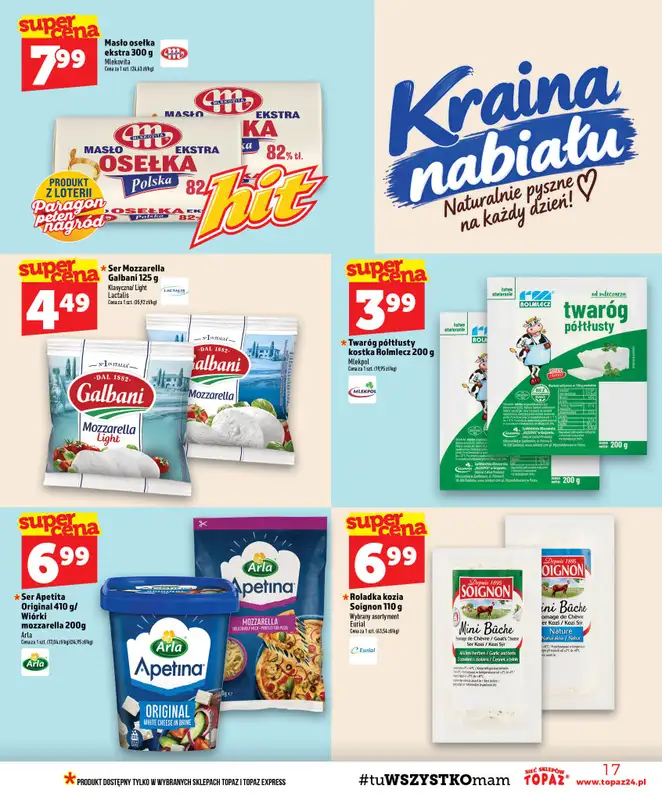 TOPAZ - gazetka promocyjna Gazetka od czwartku 08.10 do środy 14.10 - strona 17