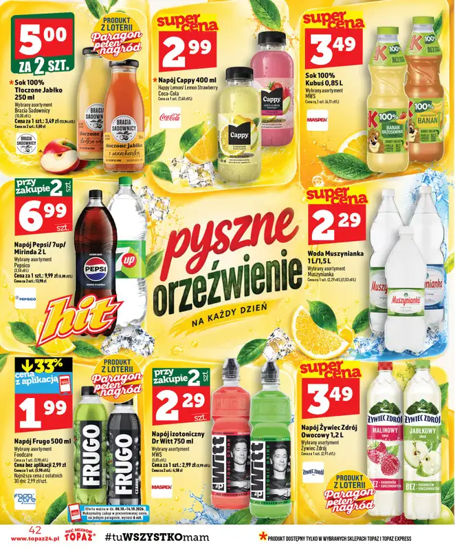 TOPAZ - gazetka promocyjna Gazetka od czwartku 08.10 do środy 14.10 - strona 42