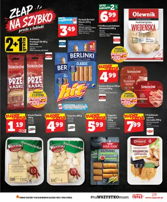 TOPAZ - gazetka promocyjna Gazetka od czwartku 08.10 do środy 14.10 - strona 29