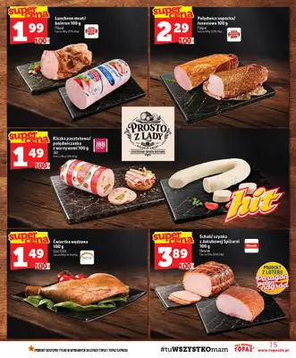 TOPAZ - gazetka promocyjna Gazetka od czwartku 08.10 do środy 14.10 - strona 15